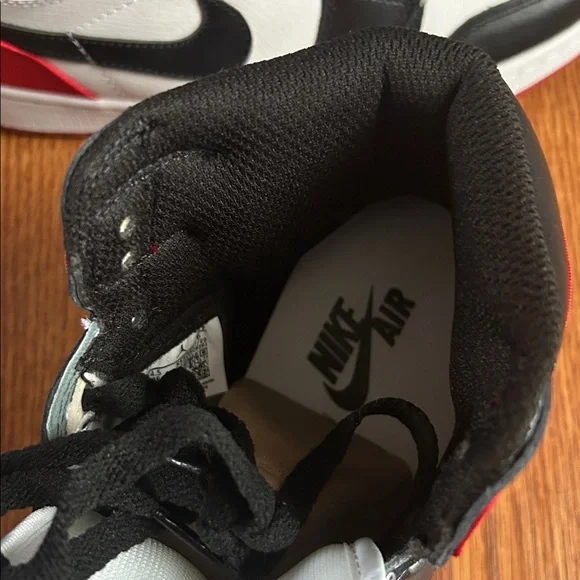 Nike High-Top Sneakers - Red, Black, White - Picture 10 of 13